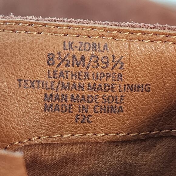 Lucky Brand Zorla Brown Suede Ankle Boots Women's Size 8.5 M NWT - Picture 6 of 7